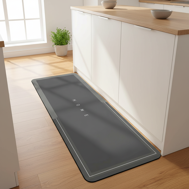 Anti slip diatomaceous earth bath mat, super absorbent, fast drying, machine washed carpet, 100% rubber sole, 100% vinegar mater