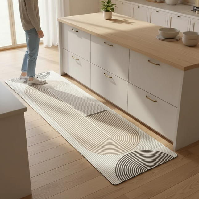 Kitchen Floor Mat Pvc Waterproof Vinyl Carpet Home Decoration Long Rug Oil-proof Non-slip Foot Mats Custom 주방 카펫 Alfombra Cocina