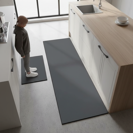 Diatom mud solid color kitchen floor mat can be cut oil-proof and non-slip absorbent floor mat long door floor mat carpet