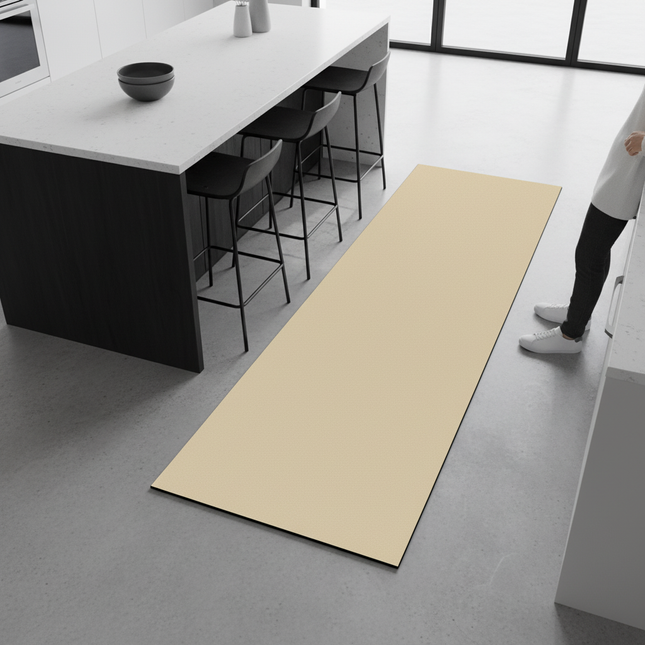 Diatom mud solid color kitchen floor mat can be cut oil-proof and non-slip absorbent floor mat long door floor mat carpet