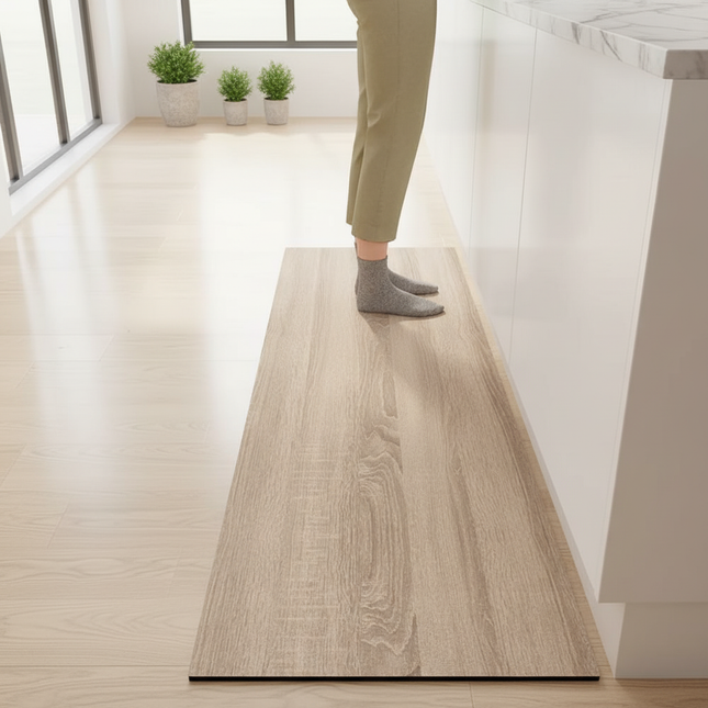 VIKAMA Kitchen Floor Mat and Bedroom Living Room Long with Anti Slip for Bath Bedside Area Rug also Hallway Soft Washable Carpet