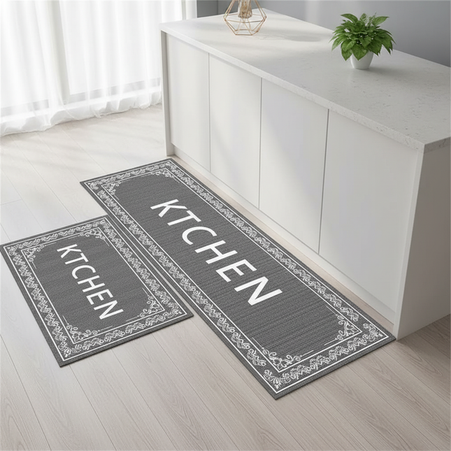 Kitchen Mat Bathroom Carpet Floor Mat Washable Anti Slip Entrance DoorMat Bedroom Living Room Long Bedside Area Hallway Soft Rug