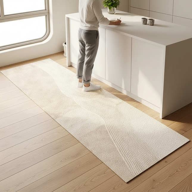 Kitchen Floor Mat Pvc Waterproof Oil-proof Carpet Mats Long Home Decoration Leather Rug Non-slip Custom 주방 카펫 Alfombra Cocina