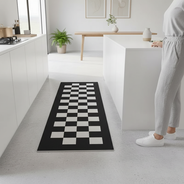 Non-slip Kitchen Carpet Washable Waterproof Oil-proof Anti-fouling Floor Mat Anti-slip Runner Rug 주방매트 Pvc Alfombras De Cocina