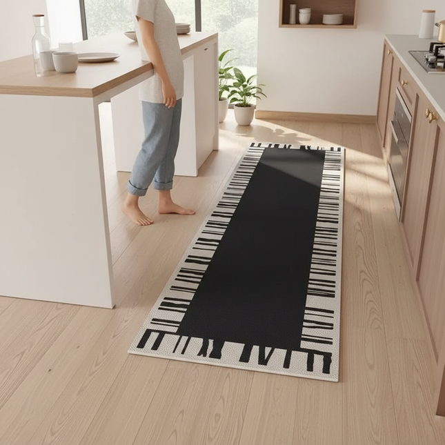 Non-slip Kitchen Carpet Washable Waterproof Oil-proof Anti-fouling Floor Mat Anti-slip Runner Rug 주방매트 Pvc Alfombras De Cocina
