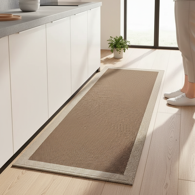 Tapis Cuisine long bicolore antidérapant