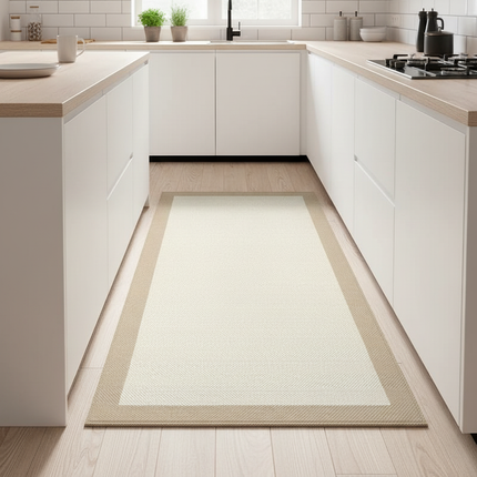 Tapis Cuisine bicolore long antidérapant