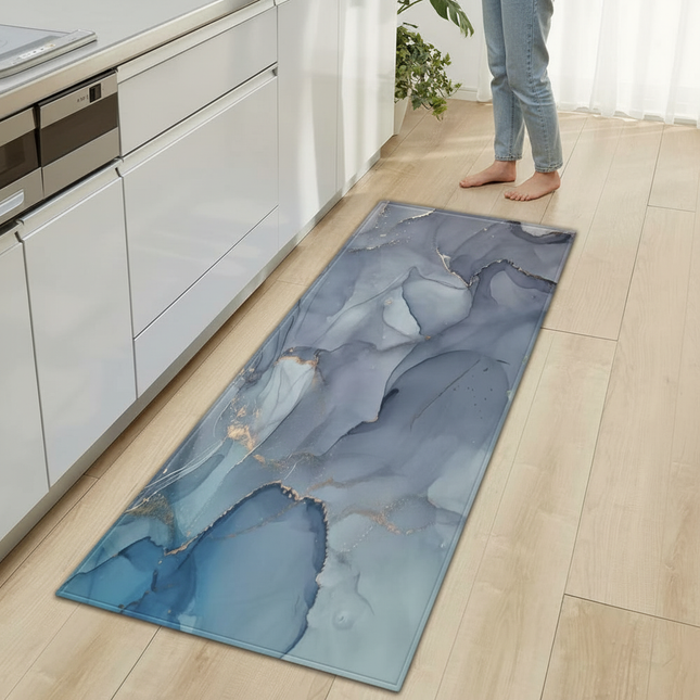 Kitchen Bath Foot Mat Home Living Room Balcony Bedroom Bedside Floor Decor Long Carpet House Hallway Entrance Door Anti-Slip Rug
