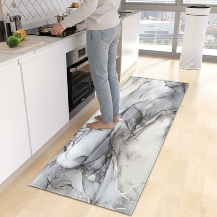 Tapis Cuisine marbre moderne absorbant