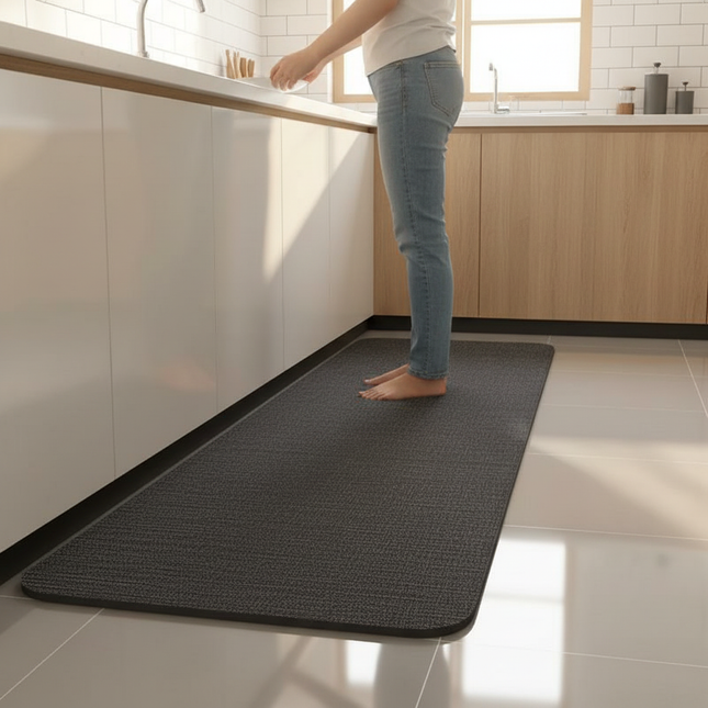 Rug for Kitchen Waterproof Floor Mat Long Carpet Pvc Leather Non-slip Oil-proof Foot Mats Minimalist Home Decoration Rugs - gallery 1
