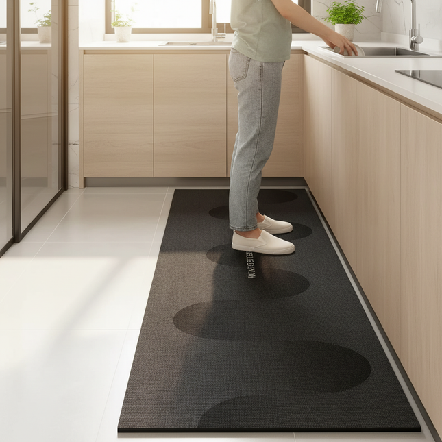 Rug for Kitchen Waterproof Floor Mat Long Carpet Pvc Leather Non-slip Oil-proof Foot Mats Minimalist Home Decoration Rugs - gallery 1