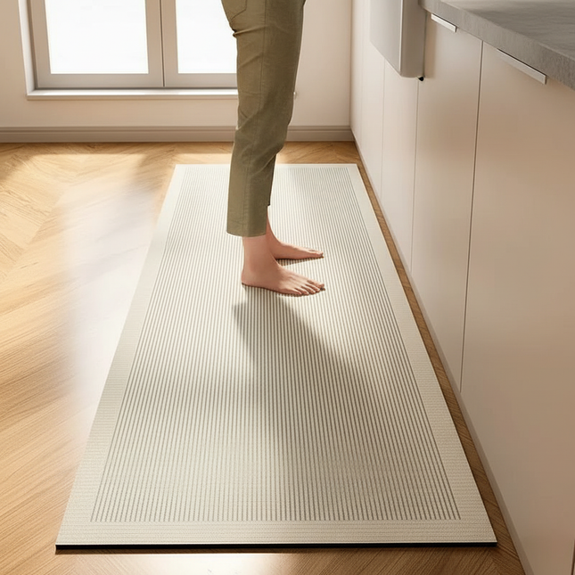Kitchen Floor Mat Long Rug Waterproof Pvc Carpet Non-slip Leather Oil-proof Foot Mats Home Decoration Alfombra De Cocina 주방 깔개 - gallery 1