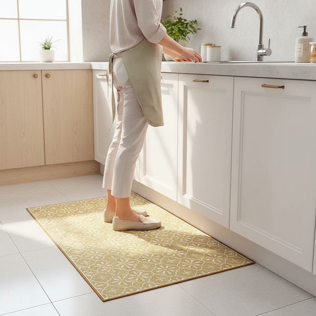 Minimalist Style Carpets Pvc Leather Washable Carpet Living Room Bedroom Cloakroom Rugs Balcony Kitchen Waterproof Non-slip Rug - gallery 1