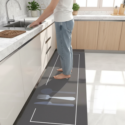 Kitchen Floor Mat Bedroom Living Room Long Bedside Area Rug Hallway Soft Washable Carpet Anti Slip Bathroom Entrance Doormat - gallery 1