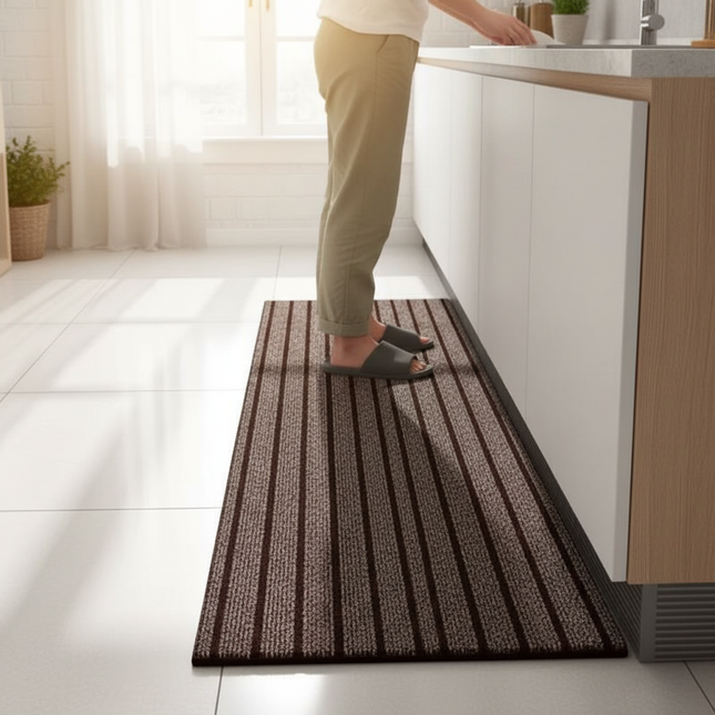 Anti Slip Kitchen Mat Floor Carpet Full Coverage DIY Absorb Oil Kitchen Doormat Long Hallway Runner Rug Entrance Easy To Clean - gallery 1