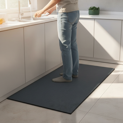 Tapis Cuisine gris anthracite antidérapant