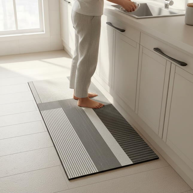 VIKAMA Multi-Functional Non-Slip Mat & Carpet Absorbs Water, Features Stylish Patterns, Ideal for Kitchens and Bathrooms - gallery 1