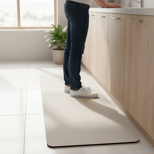 Super Absorbent Kitchen Floor Mat Mat Long Diatomite Kitchen Rug Soft Washable Carpets Solid Color Bathroom Entrance Doormat - gallery 1