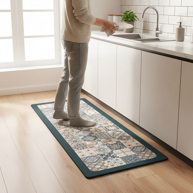 Colorful Non-Slip Kitchen Carpet Washable Floor Mat Dual Surface Absorbent  Doormat Rug Entrance Large Long Quality Mat - gallery 1