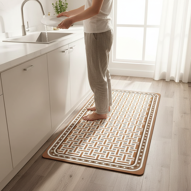 Colorful Non-Slip Kitchen Carpet Washable Floor Mat Dual Surface Absorbent  Doormat Rug Entrance Large Long Quality Mat - gallery 1