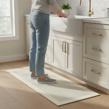 Tapis Cuisine moderne géométrique lavable