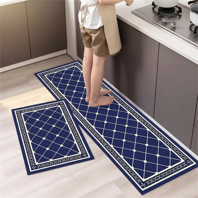 Kitchen Floor Mat Bedroom Living Room Long Bedside Area Rug Hallway Soft Washable Carpet Anti Slip Bathroom Entrance Doormat - gallery 1