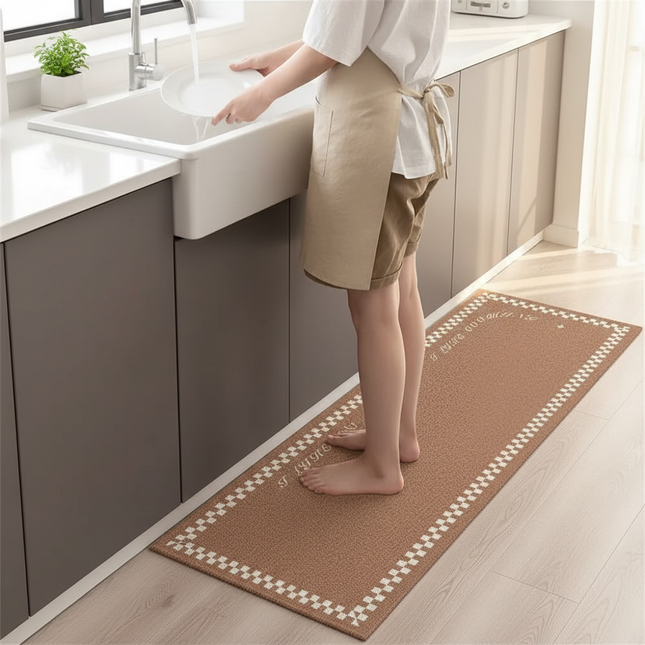 Kitchen Floor Mat Bedroom Living Room Long Bedside Area Rug Hallway Soft Washable Carpet Anti Slip Bathroom Entrance Doormat - gallery 1