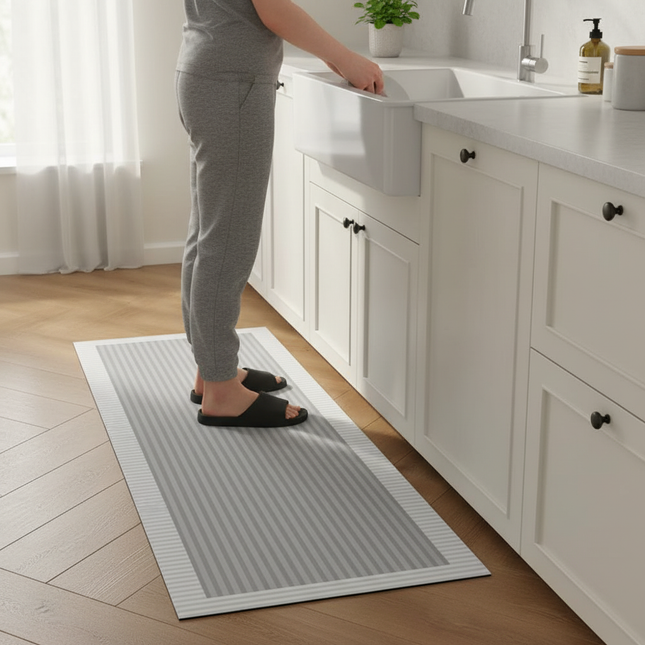 VIKAMA Outdoor  Durable Easy-to-clean Anti-slip Diatom Mud Kitchen Door Mat High-quality Super Absorbent Bathroom Door Mat - gallery 1