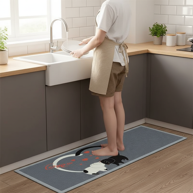 Kitchen Carpet Mats for Floor Bedroom Living Room Long Strip Rug Hallway Soft Washable Carpet Anti Slip Bathroom Entrance Mat - gallery 1