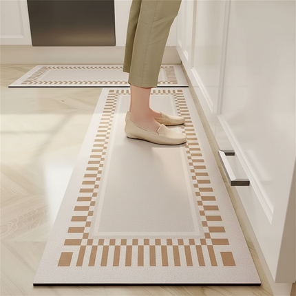 Kitchen Floor Mat Bedroom Living Room Long Bedside Area Rug Hallway Soft Washable Carpet Anti Slip Bathroom Entrance Doormat - gallery 1
