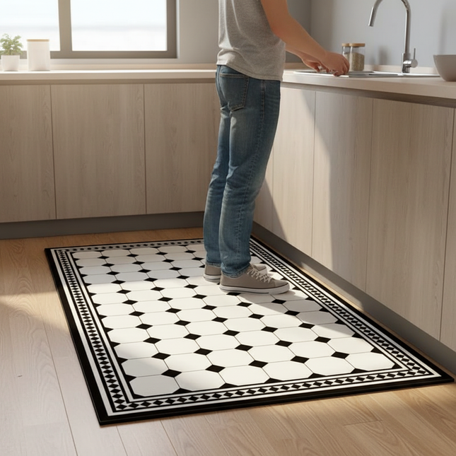 Kitchen Floor Mat Waterproof Non-slip Oil-proof Diatom Mud Wipeable Washable Soft Carpet Dirt-resistant Balcony Rug Alfombr - gallery 1