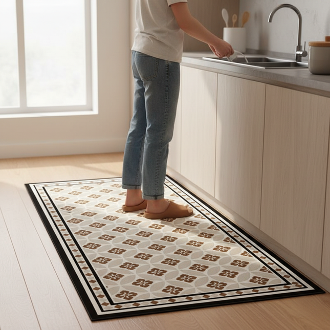 Kitchen Floor Mat Waterproof Non-slip Oil-proof Diatom Mud Wipeable Washable Soft Carpet Dirt-resistant Balcony Rug Alfombr - gallery 1