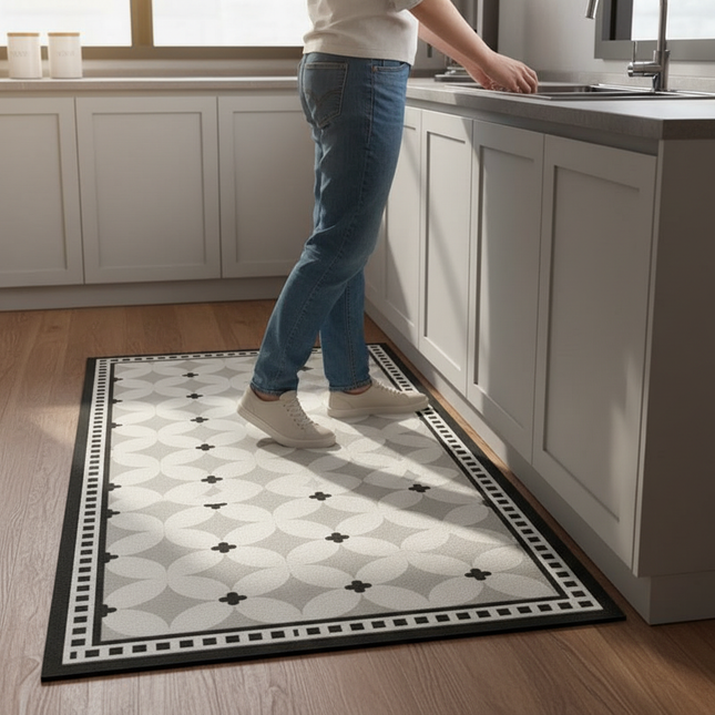 Kitchen Floor Mat Waterproof Non-slip Oil-proof Diatom Mud Wipeable Washable Soft Carpet Dirt-resistant Balcony Rug Alfombr - gallery 1
