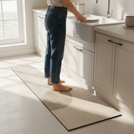 Kitchen Floor Mat Pvc Waterproof Vinyl Carpet Home Decoration Long Rug Oil-proof Non-slip Foot Mats Custom 주방 카펫 Alfombra Cocina - gallery 1
