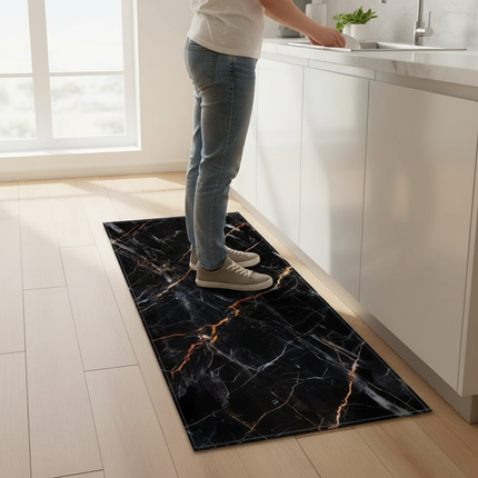 Marble Pattern Home Kitchen Floor Mat Door Front Decoration Floor Mat - gallery 1