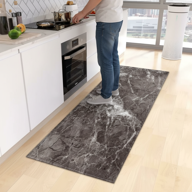 Marble Kitchen Rug Hallway Entrance Doormat Home Living Room Children Bedroom Floor Decor Carpet Bathroom Door Non-Slip Foot Mat - gallery 1
