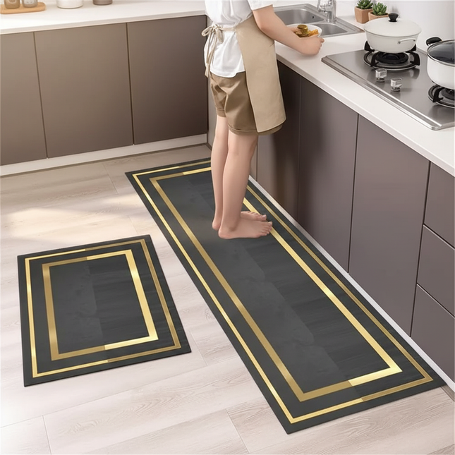 Kitchen Mat Bathroom Carpet Floor Mat Washable Anti Slip Entrance DoorMat Bedroom Living Room Long Bedside Area Hallway Soft Rug - gallery 1