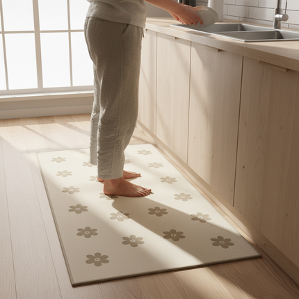 Kitchen Rug Cute Cartoon Style Carpet Waterproof Oil-proof Floor Mat Pvc Leather Non-slip Mats Large Area Home Decoration Rugs - gallery 1