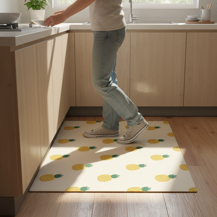Tapis Cuisine motif Ananas cartoon antidérapant