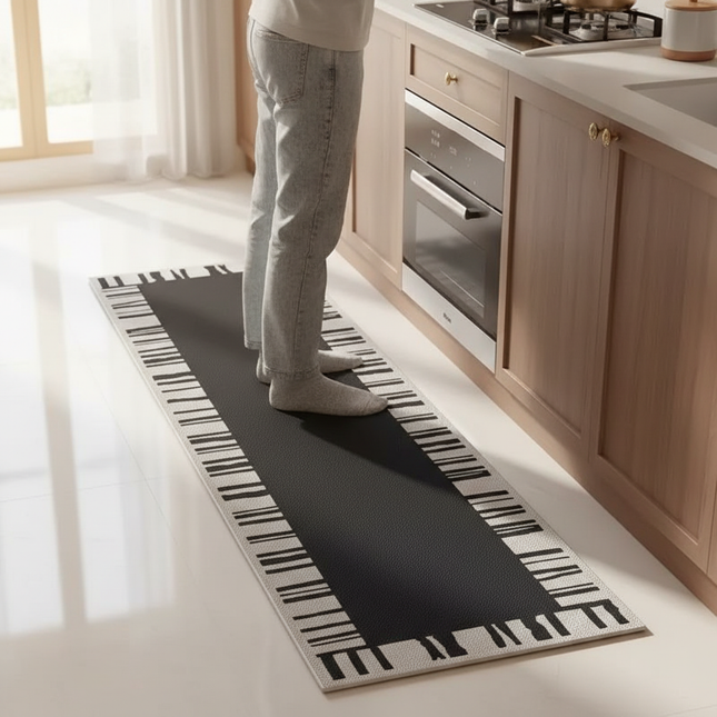 Non-slip Kitchen Carpet Washable Waterproof Oil-proof Anti-fouling Floor Mat Anti-slip Runner Rug 주방매트 Pvc Alfombras De Cocina - gallery 1