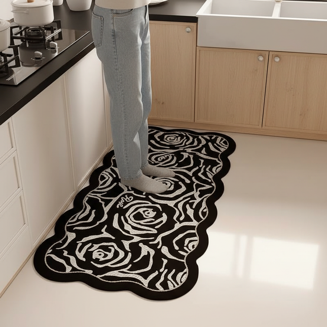 Non-slip Kitchen Floor Mat Diatom Mud Water and Oil Absorbing Rugs Home Decoration Absorbent Bathroom Anti-slip Bath Mat 주방 카펫 - gallery 1