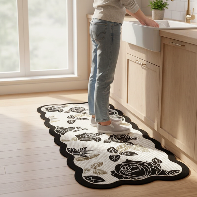 Non-slip Kitchen Floor Mat Diatom Mud Water and Oil Absorbing Rugs Home Decoration Absorbent Bathroom Anti-slip Bath Mat 주방 카펫 - gallery 1