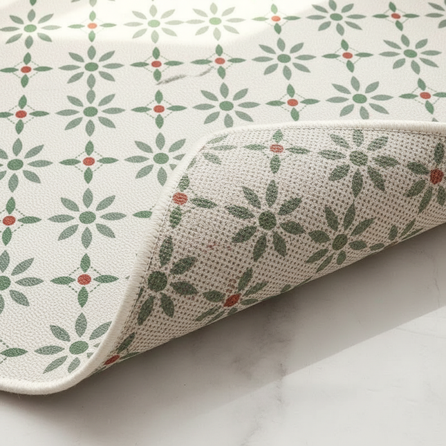 Minimalist Style Carpets Pvc Leather Washable Carpet Living Room Bedroom Cloakroom Rugs Balcony Kitchen Waterproof Non-slip Rug - gallery 2