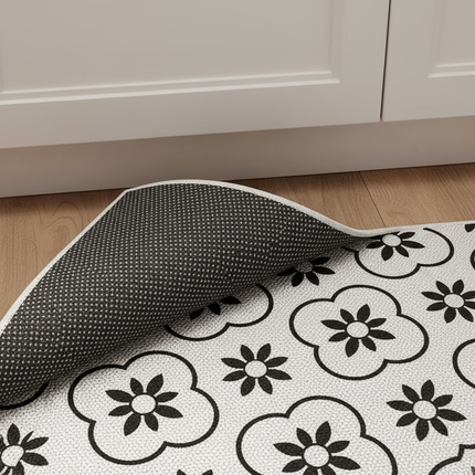 Minimalist Style Carpets Pvc Leather Washable Carpet Living Room Bedroom Cloakroom Rugs Balcony Kitchen Waterproof Non-slip Rug - gallery 2