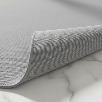Tapis Cuisine gris uni antidérapant