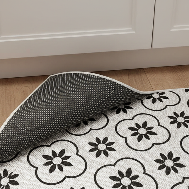 Minimalist Style Carpets Pvc Leather Washable Carpet Living Room Bedroom Cloakroom Rugs Balcony Kitchen Waterproof Non-slip Rug - gallery 2