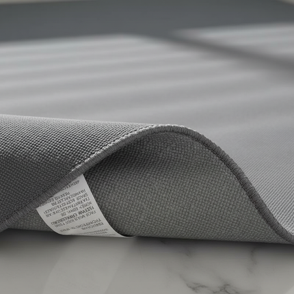 Tapis Cuisine gris grande taille antidérapant