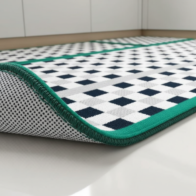 Pvc Leather Carpet for Kitchen Floor Mats Waterproof Oil Proof Mat Anti Slip Bath Footmat Long Hallway Entrance Doormat Alfombra - gallery 2