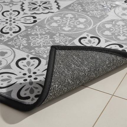 Tapis Cuisine design carreaux antidérapant