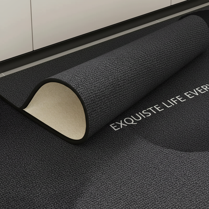 Tapis Cuisine noir moderne antidérapant